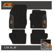Load image into Gallery viewer, Ford Fiesta MK7 Tailored Car Mats (Front &amp; Rear Set) with Premium Carpet &amp; OEM Leatherette Fits MY11 to MY17

