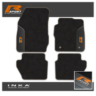 Ford Fiesta MK7 Tailored Car Mats (Front & Rear Set) with Premium Carpet & OEM Leatherette Fits MY11 to MY17