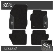Load image into Gallery viewer, Ford Fiesta MK7 Tailored Car Mats (Front &amp; Rear Set) with Premium Carpet &amp; OEM Leatherette Fits MY11 to MY17
