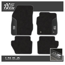 Load image into Gallery viewer, Ford Fiesta MK7 Tailored Car Mats (Front &amp; Rear Set) with Premium Carpet &amp; OEM Leatherette Fits MY11 to MY17

