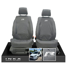 Load image into Gallery viewer, Ford Transit Connect MK3 Front 1+1 INKA Tailored Waterproof Seat Covers Set Grey MY2024 Onwards
