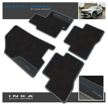 Load image into Gallery viewer, Hyundai Tucson HEV Car Mats (Front &amp; Rear Set) with Premium Carpet &amp; OEM Leatherette Fits MY20 Onwards
