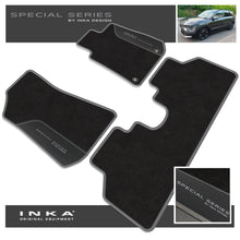 Load image into Gallery viewer, Kia E-NIRO Car Mats (Front &amp; Rear Set) with Premium Carpet &amp; OEM Leatherette Fits MY18-22
