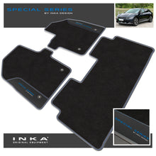 Load image into Gallery viewer, Kia EV6 Car Mats (Front &amp; Rear Set) with Premium Carpet &amp; OEM Leatherette Fits MY 2021 Onwards
