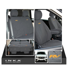 Load image into Gallery viewer, Mercedes Benz Marco Polo V-Class W447 INKA Full Set Front &amp; Rear Tailored Waterproof Seat Covers Grey MY-2014 Onwards
