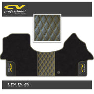 Mercedes Benz Sprinter INKA CV Professional Bentley Leatherette Front Tailored Carpet Mat Black MY18 To Present