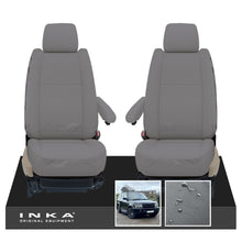 Load image into Gallery viewer, Range Rover Sport L320 MK1 INKA Front Pair Tailored Waterproof Seat Covers MY05-13 Grey
