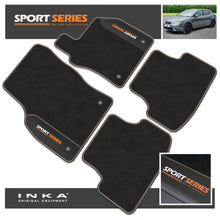Load image into Gallery viewer, SEAT Leon Tailored Car Mats (Front &amp; Rear Set) with Premium Carpet &amp; OEM Leatherette Fits MY 2020 Onwards
