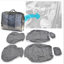 Load image into Gallery viewer, Jaguar F-PACE X761 Front &amp; Rear Tailored Waterproof Seat Covers Grey MY16-20 Plain

