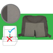 Load image into Gallery viewer, VW Transporter T5 OEM genuine original Timo &amp; Anthracite Front &amp; Rear Seat Covers replacements for seat re-trims repairs
