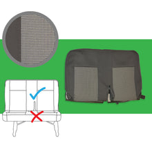 Load image into Gallery viewer, VW Transporter T5 OEM genuine original Timo &amp; Anthracite Front &amp; Rear Seat Covers replacements for seat re-trims repairs
