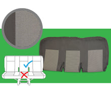 Load image into Gallery viewer, VW Transporter T5 OEM genuine original Timo &amp; Anthracite Front &amp; Rear Seat Covers replacements for seat re-trims repairs

