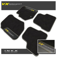 Vauxhall Corsa F Car Mats (Front & Rear Set) with Premium Carpet & OEM Leatherette, Fits MY-19 Onwards