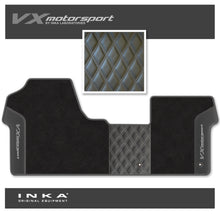Load image into Gallery viewer, Vauxhall Vivaro MK3 INKA VX Motorsport Bentley Leatherette Front Tailored Carpet Mat Black MY19 Onwards
