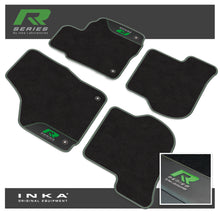 Load image into Gallery viewer, VW Golf MK6 Car Mats (Front &amp; Rear Set) with Premium Carpet &amp; OEM Leatherette, Fits MY08-12
