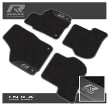 Load image into Gallery viewer, VW Golf MK6 Car Mats (Front &amp; Rear Set) with Premium Carpet &amp; OEM Leatherette, Fits MY08-12
