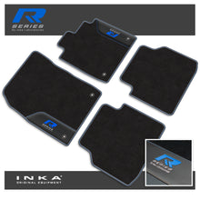 Load image into Gallery viewer, VW ID4 Car Mats (Front &amp; Rear Set) with Premium Carpet &amp; OEM Leatherette, Fits MY21 Onwards
