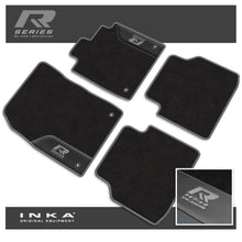 Load image into Gallery viewer, VW ID4 Car Mats (Front &amp; Rear Set) with Premium Carpet &amp; OEM Leatherette, Fits MY21 Onwards
