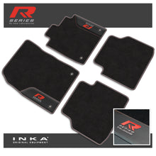 Load image into Gallery viewer, VW ID4 Car Mats (Front &amp; Rear Set) with Premium Carpet &amp; OEM Leatherette, Fits MY21 Onwards
