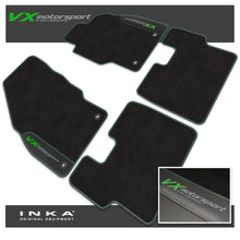 Load image into Gallery viewer, Vauxhall Corsa D Car Mats (Front &amp; Rear Set) with Premium Carpet &amp; OEM Leatherette, Fits MY07 to MY14
