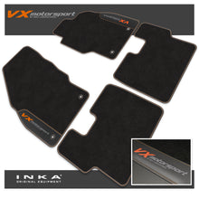 Load image into Gallery viewer, Vauxhall Corsa D Car Mats (Front &amp; Rear Set) with Premium Carpet &amp; OEM Leatherette, Fits MY07 to MY14
