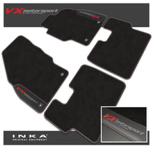 Load image into Gallery viewer, Vauxhall Corsa D Car Mats (Front &amp; Rear Set) with Premium Carpet &amp; OEM Leatherette, Fits MY07 to MY14
