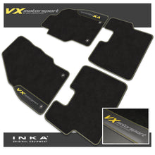 Load image into Gallery viewer, Vauxhall Corsa D Car Mats (Front &amp; Rear Set) with Premium Carpet &amp; OEM Leatherette, Fits MY07 to MY14
