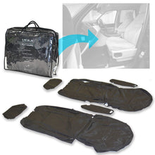 Load image into Gallery viewer, Range Rover Sport L320 MK1 INKA Front Pair Black Tailored Waterproof Seat Covers MY05-13
