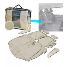 Load image into Gallery viewer, Mercedes Benz Vito V Class W639 2nd &amp; 3rd Row Double Waterproof Seat Cover Beige
