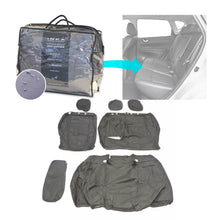 Load image into Gallery viewer, Nissan Pulsar Rear Set 60/40 Split Tailored Waterproof Seat Covers Grey MY14-16
