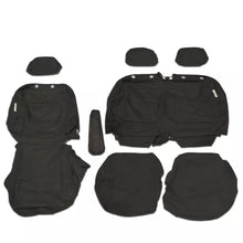 Load image into Gallery viewer, Nissan Primastar Front 1+2 Fully Tailored Waterproof Seat Covers Black MY 22+ - Split Base &amp; Solid Backrest
