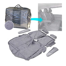 Load image into Gallery viewer, Mercedes Benz Vito V Class W639 2nd &amp; 3rd Row Double Waterproof Seat Cover Grey

