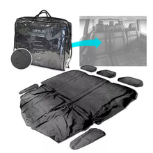 Load image into Gallery viewer, Mercedes Benz Vito V Class W639 2nd &amp; 3rd Row Triple Waterproof Seat Cover Black
