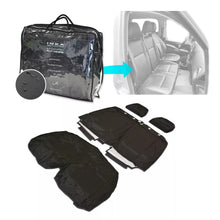 Load image into Gallery viewer, Mercedes Benz Vito V-Class W639 1st Row Double Seat Waterproof Seat Cover Black
