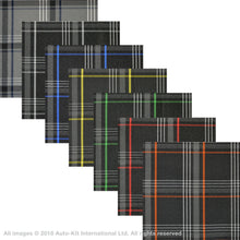 Load image into Gallery viewer, INKA VW Golf GTi Tartan Upholstery Fabric With Pre-Laminated 3MM Scrim Foam
