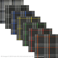 INKA VW Golf GTi Tartan Upholstery Fabric With Pre-Laminated 3MM Scrim Foam